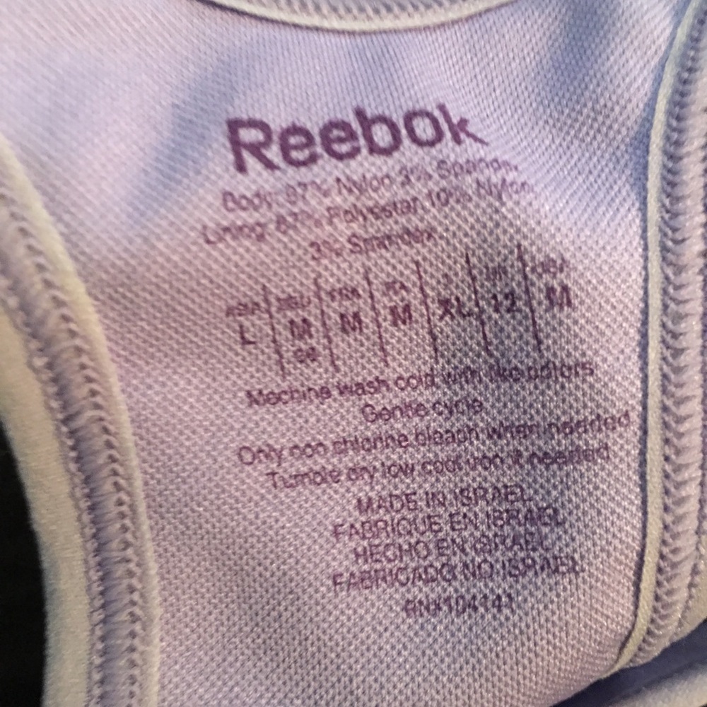 Reebok purple sports bra - Picture 5 of 5
